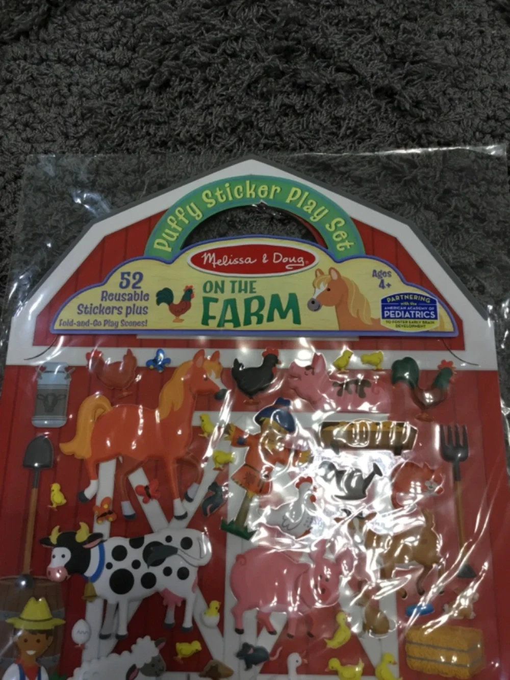 Melissa & Doug On the Farm Puffy Sticker Play Set